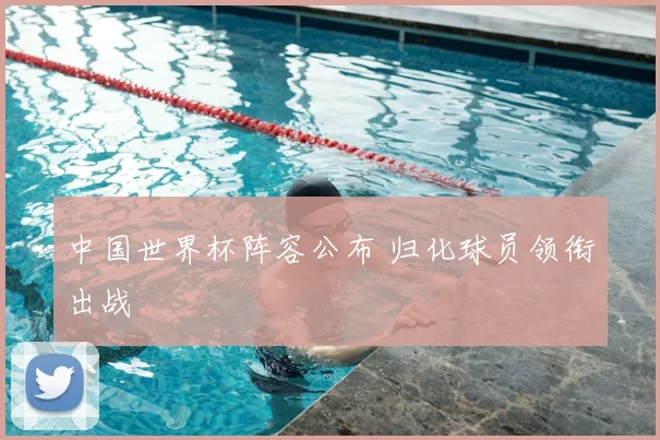 中国世界杯阵容公布 归化球员领衔出战
