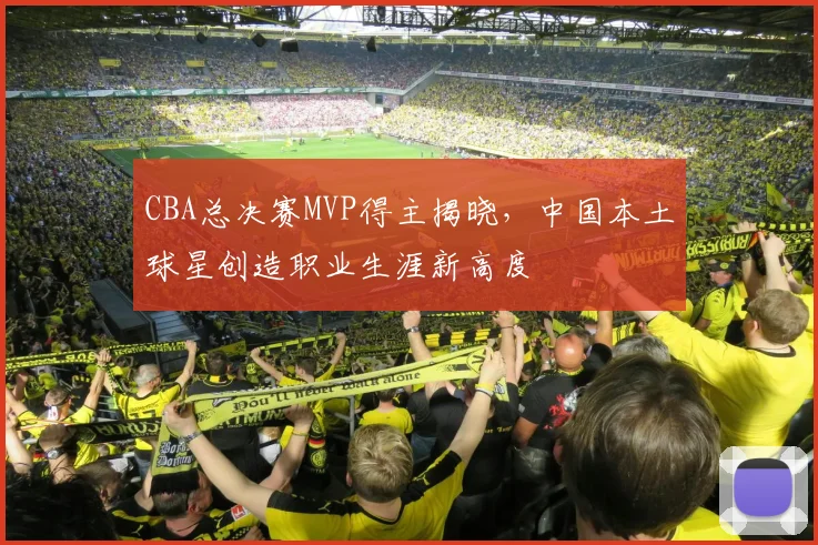 CBA总决赛MVP得主揭晓,中国本土球星创造职业生涯新高度